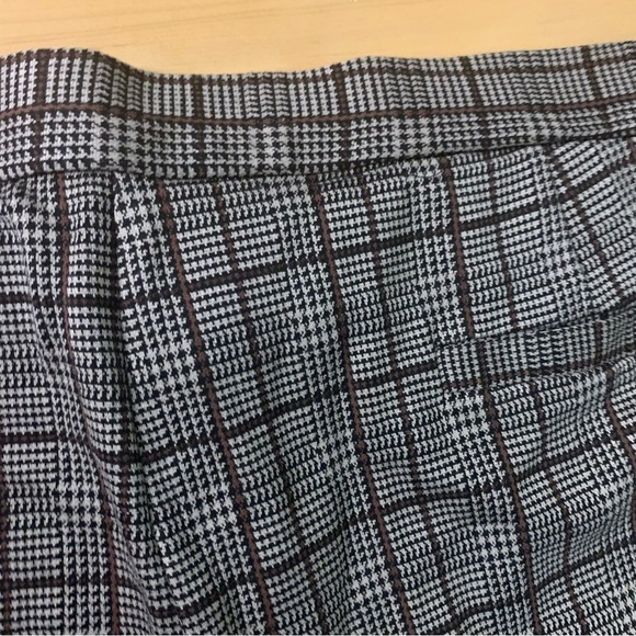 Nordstrom Rack Plaid Pants Black White Brown Women’s Plus Size 3X new with tag - Picture 4 of 6